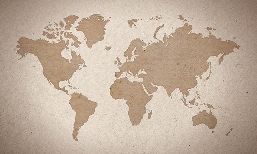 Carte du monde pour la formation en langues de LFC Coaching